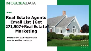 Why Market To The Real Estate Agents Email List?