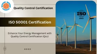 ISO 50001 Certification  |  QC Certification