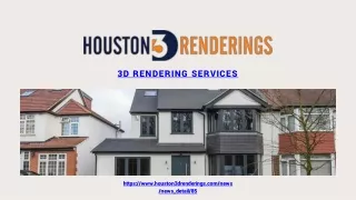 3D rendering services