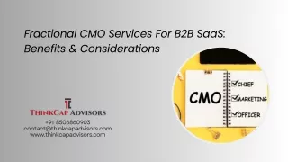 fractional cmo services for b2b saas benefits