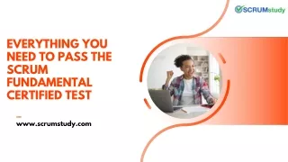 Get Scrum Fundamentals Certified for free : Essential Overview