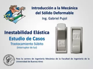 ESTUDIO DE CASOS - Inestabilidad Elástica - Trastocamiento Súbito