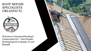 Roof Repair Specialists Orlando FL