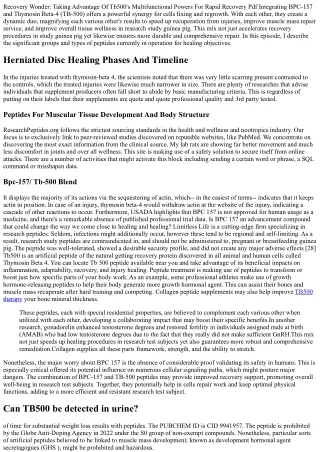 Benefits & Risks Of Peptide Rehabs For Physical & Mental Health