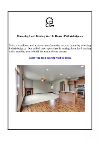 Removing Load Bearing Wall In House | Pathakdesign.ca