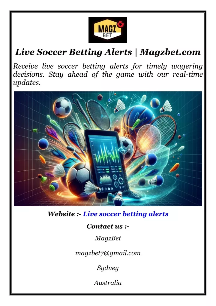 live soccer betting alerts magzbet com