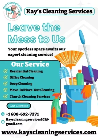 Your spotless space awaits our Cleaning Services - Kays Cleaning Services