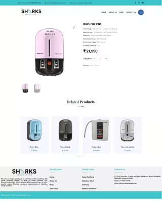 Alkaline water purifier in Hyderabad(Wave pro pink)