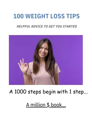100 Weight Loss Tips