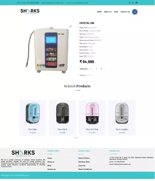 Alkaline water purifier in Hyderabad (Crystal ion)