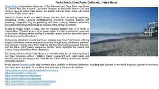 Experience Fun Activities at Poche Beach, Dana Point, California, United States