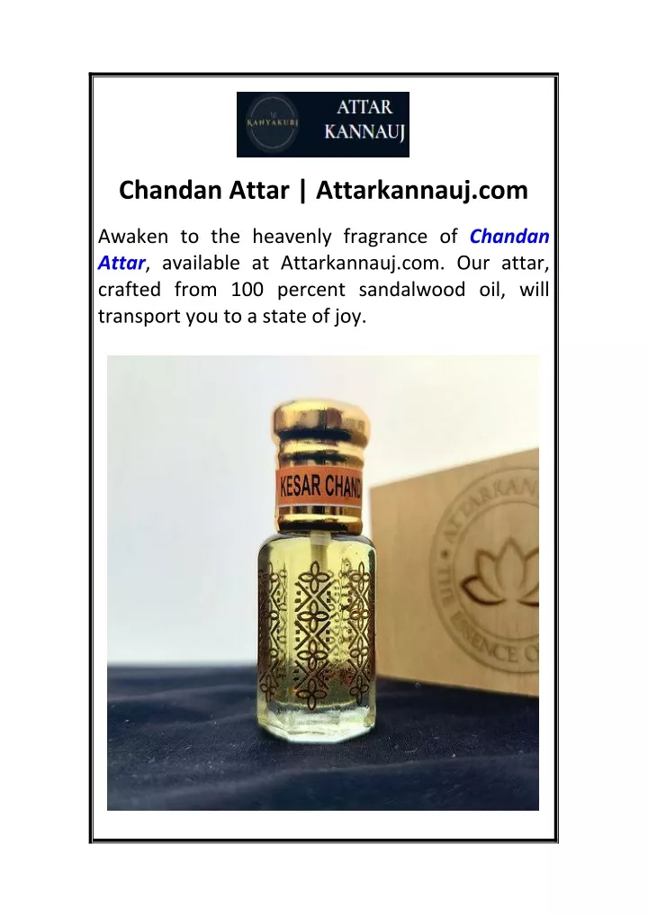 chandan attar attarkannauj com