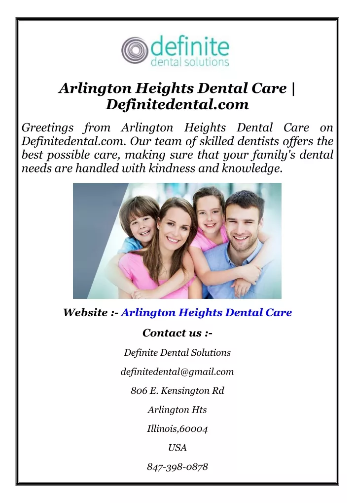 arlington heights dental care definitedental com