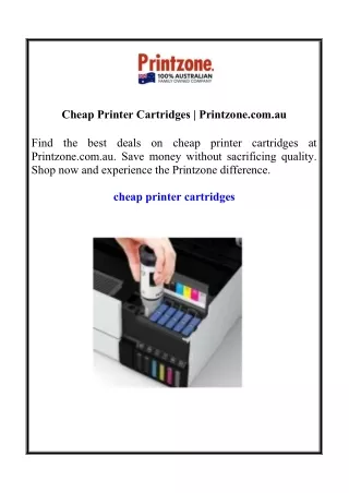 cheap printer cartridges printzone com au