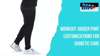 Workout Jogger Pant Customizations for Diabetic Care