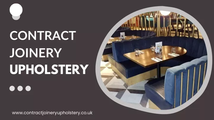 contract joinery upholstery