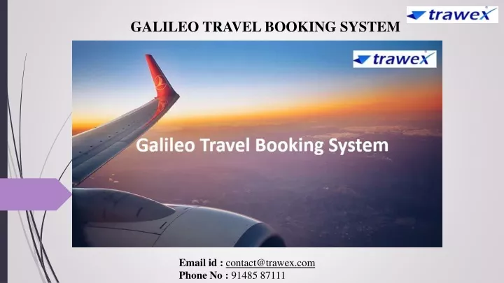 galileo travel booking system