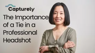 The Importance of a Tie in a Professional Headshot