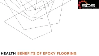 HEALTH BENEFITS OF EPOXY FLOORING