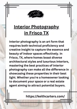 Capture Elegance with Interior Photography in Frisco TX