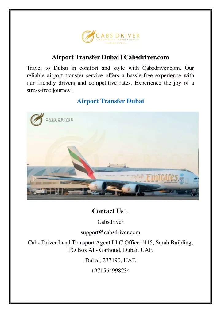 airport transfer dubai cabsdriver com