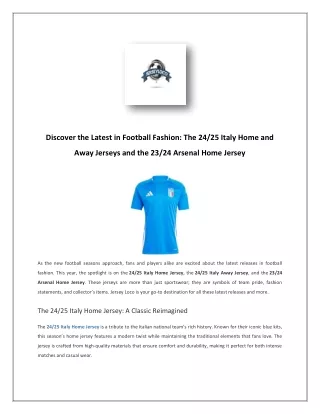 discover the latest in football fashion