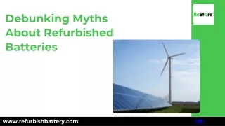 debunking myths about refurbished batteries