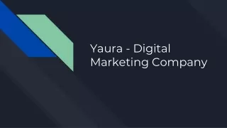 Yaura - Digital Marketing Company in Indore