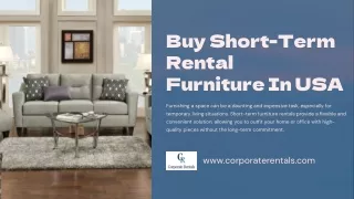 Buy Short-Term Rental  Furniture In USA