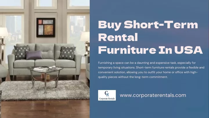 buy short term rental furniture in usa