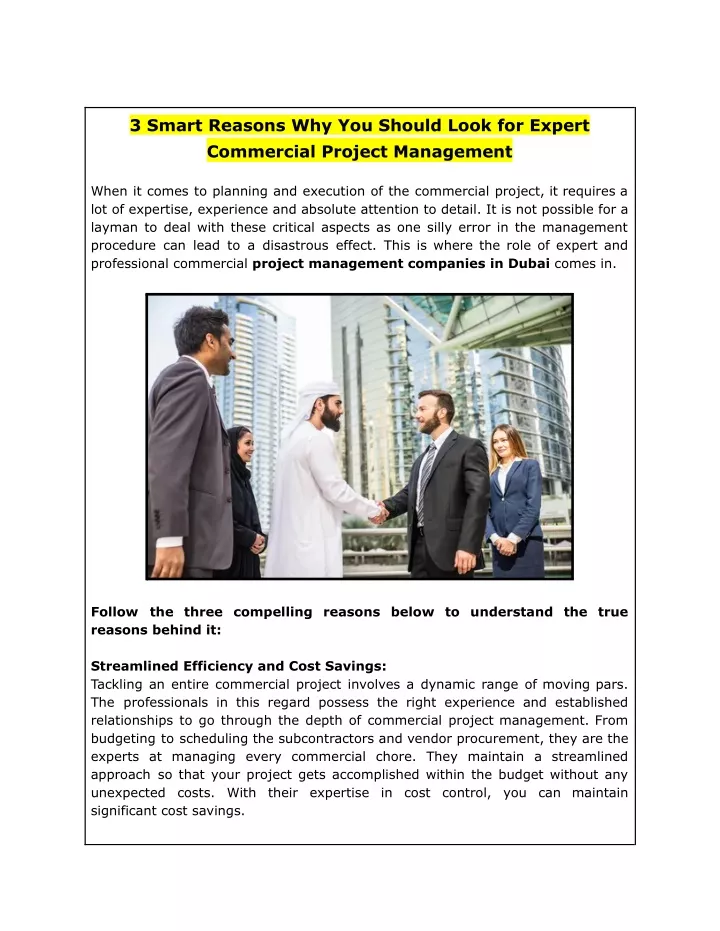 3 smart reasons why you should look for expert