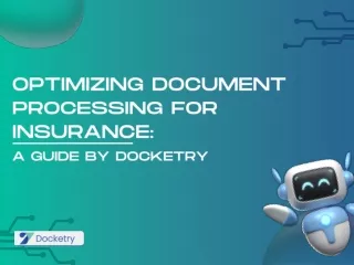 optimizing document processing for insurance