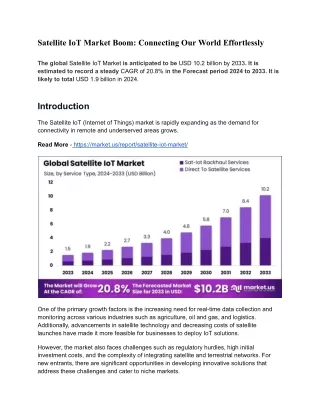 satellite iot market boom connecting our world