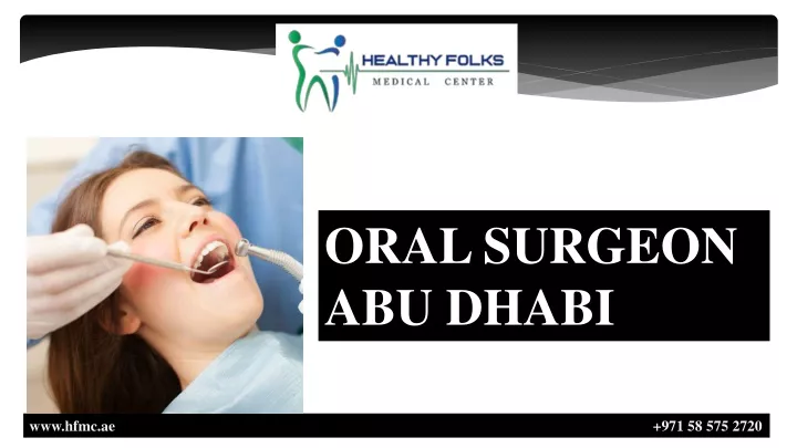 oral surgeon abu dhabi