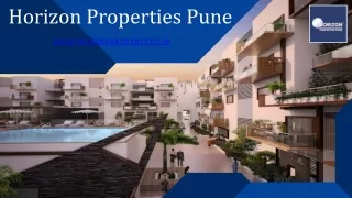 Horizon Properties Pune (Deals with Premium Property, Under Construction Proper)
