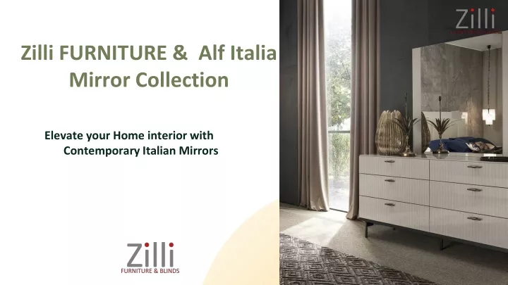 zilli furniture alf italia mirror collection