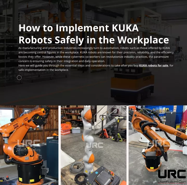 how to implement kuka robots safely