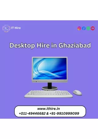 Desktop Hire in Gurugram  9910999099