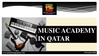 MUSIC ACADEMY  IN QATAR