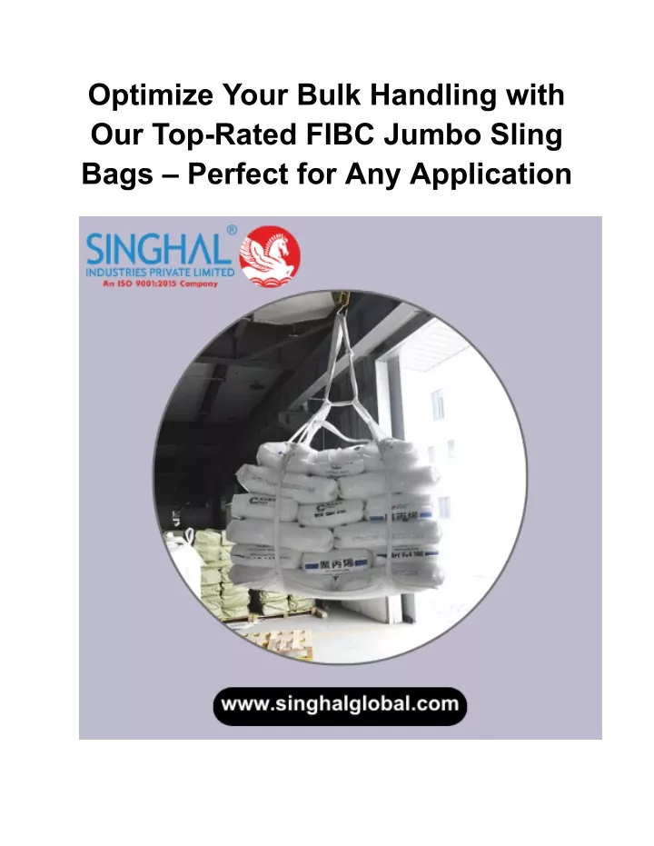 PPT - Simplify Bulk Handling with FIBC Jumbo Sling Bags PowerPoint ...