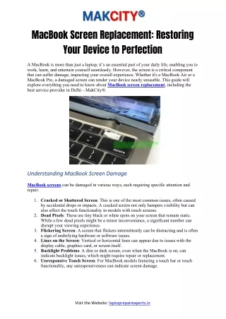macbook screen replacement restoring your device