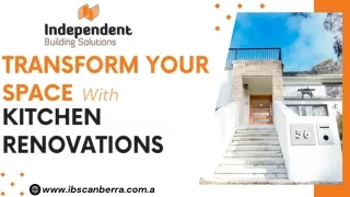 Transform Your Space With Kitchen Renovations in Canberra