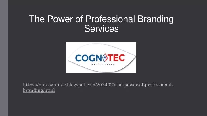 the power of professional branding services