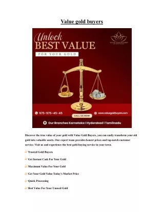 value gold buyers