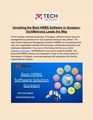 unveiling the best hrms software in gurgaon