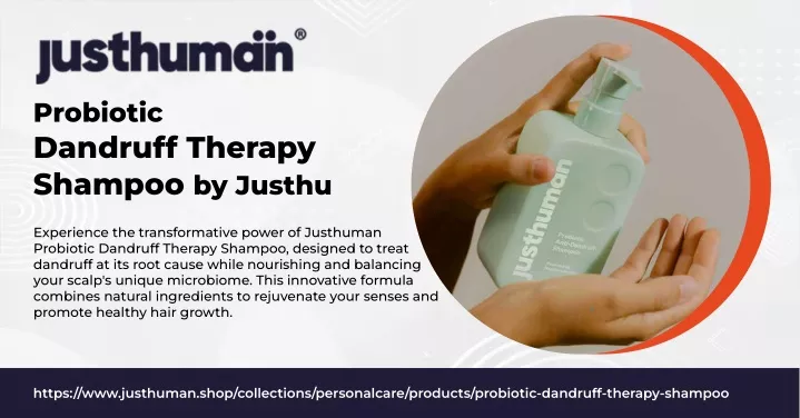 probiotic dandruff therapy shampoo by justhu