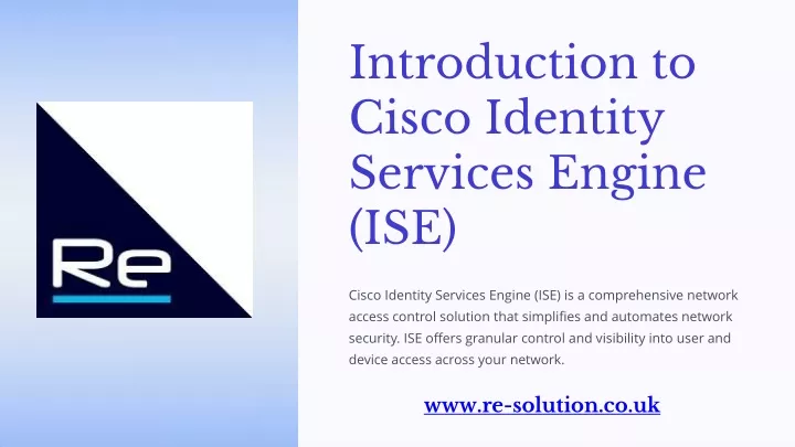 introduction to cisco identity services engine ise