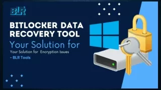 Bitlocker Data Recovery Tool | Bitlocker Data Recovery | BLR Tools