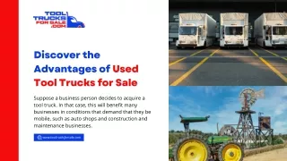 Discover the Advantages of Used Tool Trucks for Sale