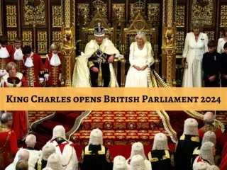 King Charles opens British Parliament 2024
